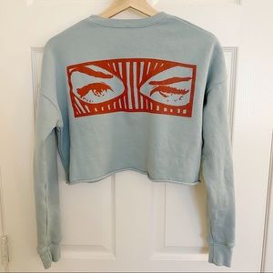 ⚡️ Badwood All Eyez On Me cropped sweatshirt